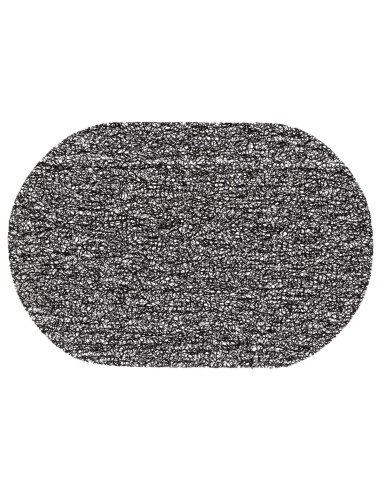 122801a-set table spaghetti noir 44x29 L. 44,5 x P. 29,5 x H. 0,2 cm