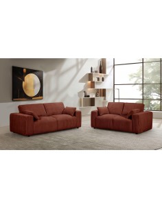 sf-396 canap? 3p ruby velo 46 terracotta