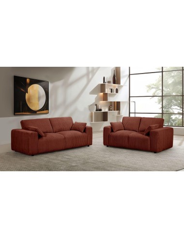 sf-396 canap? 3p ruby velo 46 terracotta