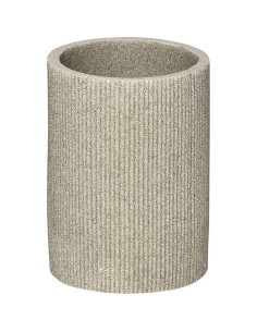 61104104 - gobelet strie polyresine - naturel