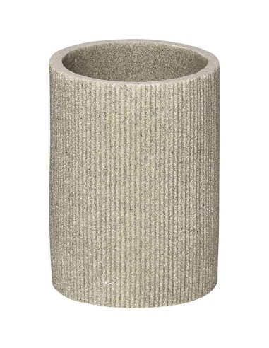 61104104 - gobelet strie polyresine - naturel