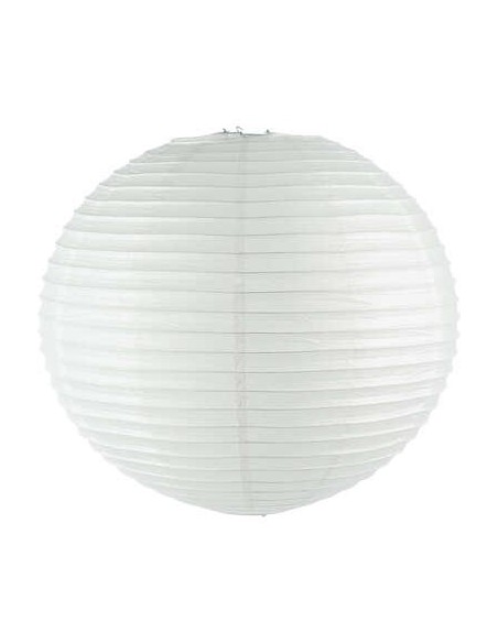 lanterne boule papier blanc d.60