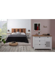 13806-téte de lit 1.50/1.60 maude cire-cire