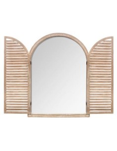 miroir bois volet 74x104 nat
