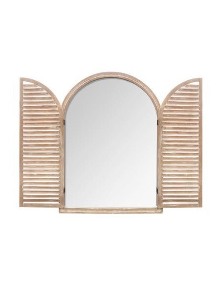miroir bois volet 74x104 nat