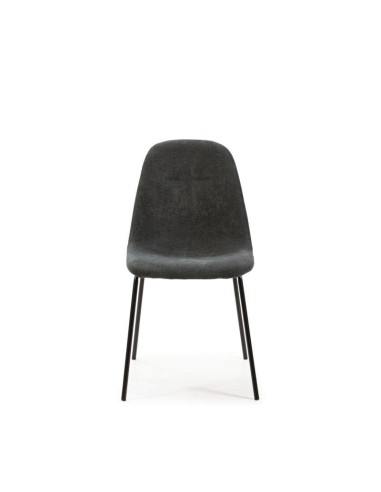 13392 - chaise renne gris fonce