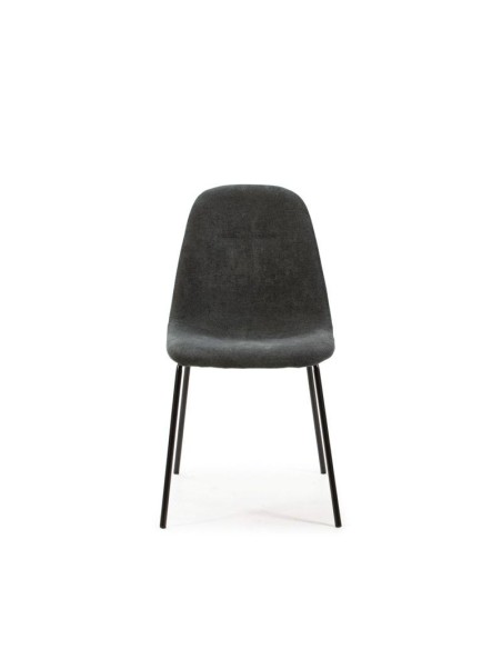 13392 - chaise renne gris fonce