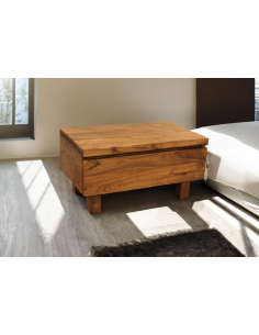 table de chevet 1 tiroir poutre