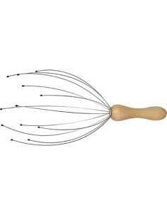 75548104 - masseur tete manche bois - bois