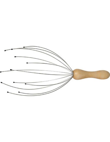 75548104 - masseur tete manche bois - bois