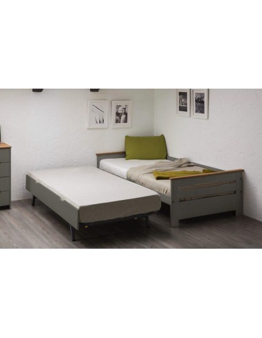 13619 - lit gigogne elisa-3 90x190 blanc/cire blanc a/somm