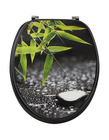 4103654 - abattant wc mdf 18 pouces attaches acier inoxydable - punta cana