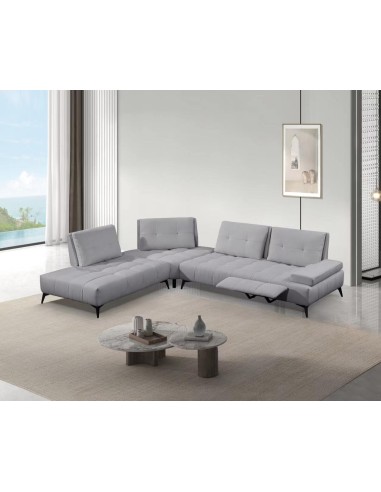 canapé alice relax angle gauche taupe - warm 17