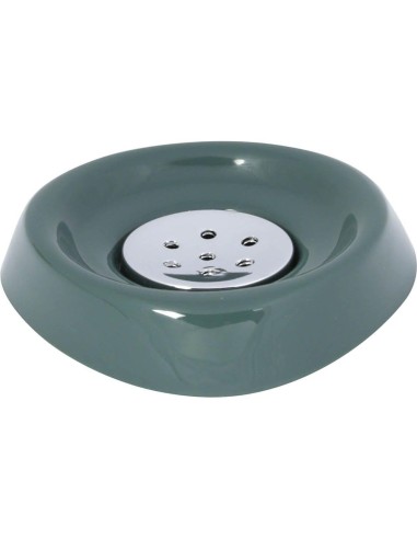 6418142-porte savon pp conique - vert fonce