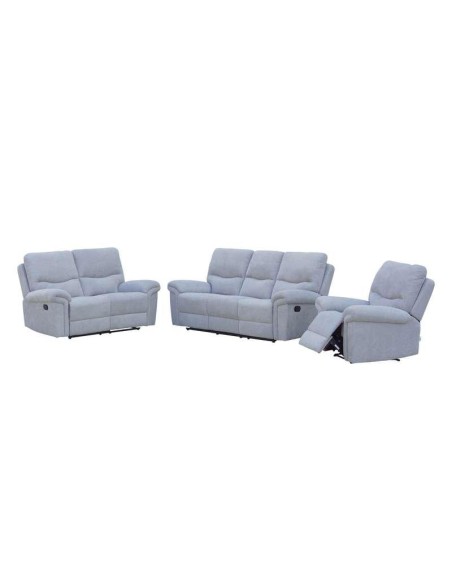hd1960 - canapé alison relax 2 p gris clair  450 ote modern
