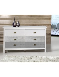 11804-commode romantica 6t multicouleur