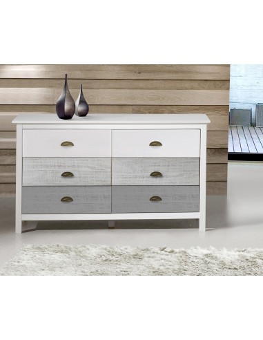 11804-commode romantica 6t multicouleur