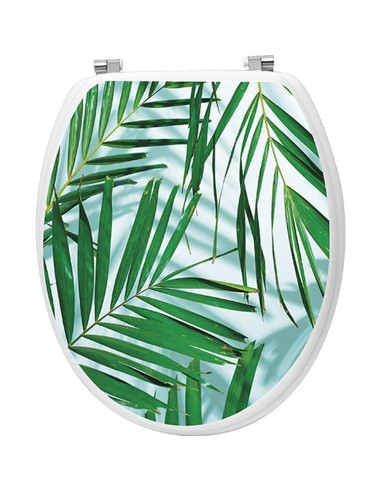 abattant wc mdf 18 pouces attaches acier inoxydable - palmista