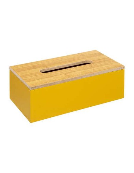 174641c-boite mouchoir moutarde modern