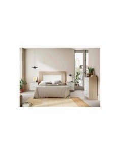 14623-chiffonier duo / couple 5t blanc/chéne_13060