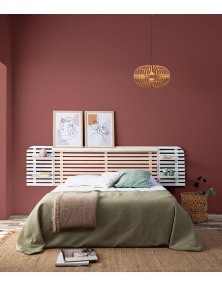 14472-tete de lit 2.40 dimas noir cire