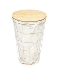 174691a-panier linge blanc modern