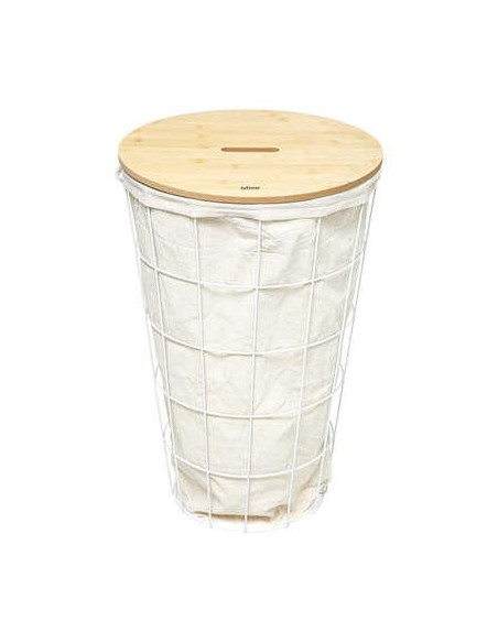 174691a-panier linge blanc modern
