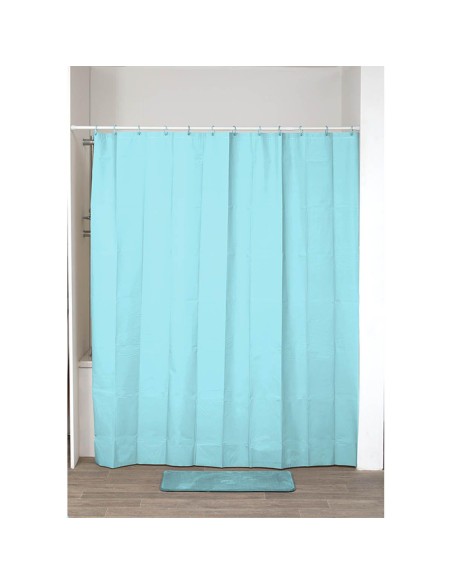 1101116 - rideau de douche peva 180x200 cm - vert/bleu