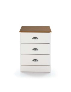 14432-chevet dublin 3t blanc/chéne