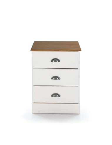 14432-chevet dublin 3t blanc/chéne