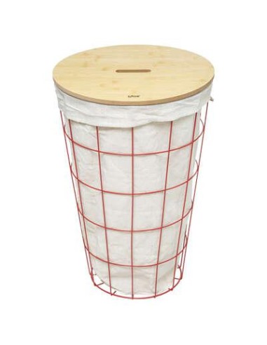 174691e-panier linge rose modern