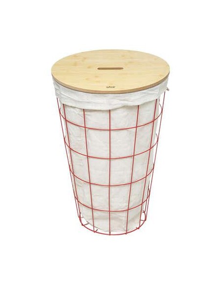 174691e-panier linge rose modern