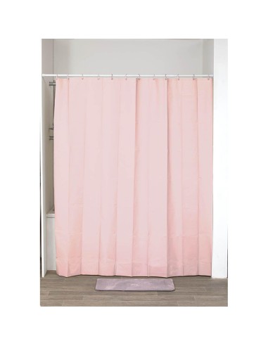1101156 - rideau de douche peva 180x200 cm - rose