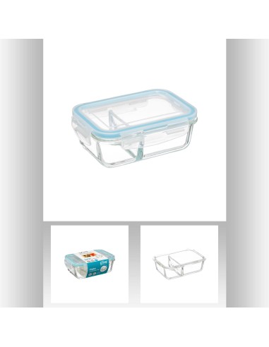 167784 - boite rect ver 0,45l clipeatse L. 17 x P. 12,3 x H. 6 cm