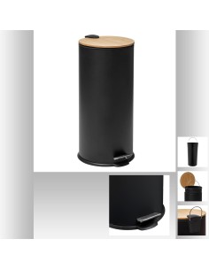 poubelle bam 30l noir modern