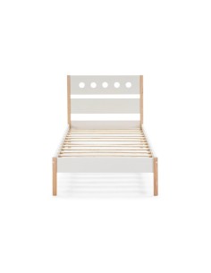 14361-lit 0.90*190 compte 90x190 blanc/naturel