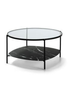 13332-salon table ronde kelly 86 cm noir