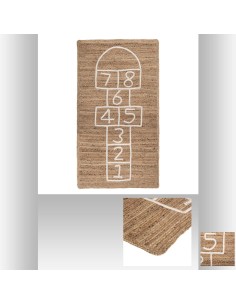 174206 - tapis rect jute marelle 80x150