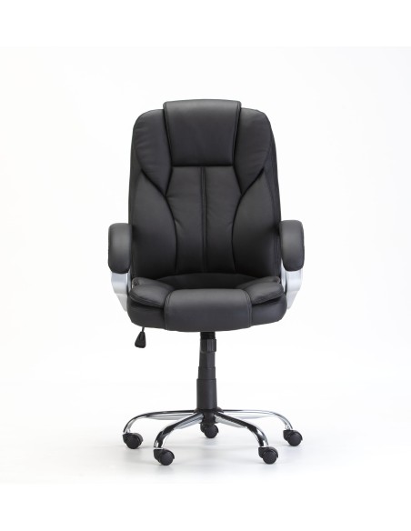 14565-fauteuil pivotant dante gris clair
