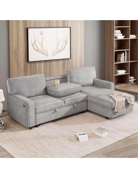 canapé conv bono taupe malmo n16 elephant