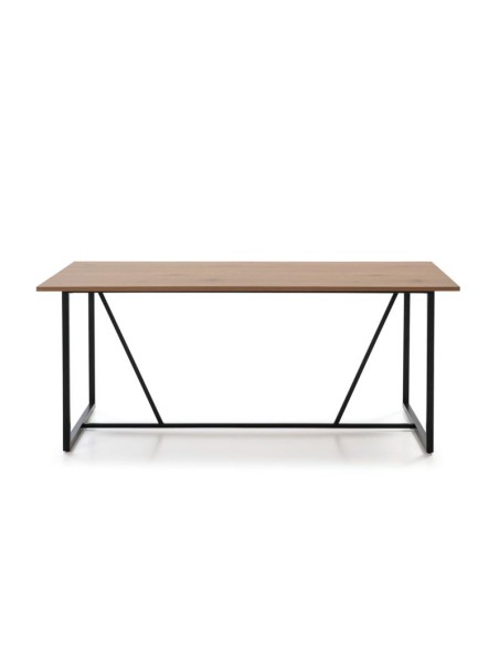 14283-table rect mela 180x90 chene/noir