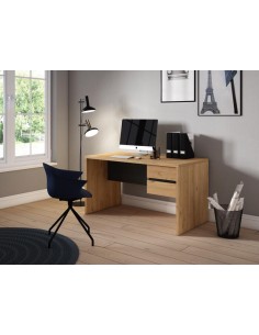 14875_ex-bureau (51270) 2 tiroirs nat/bocami