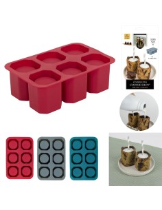 moule cookie shot silicone x6 cavites m12