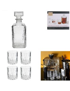 kv7190 - coffret carafe a whisky et verre x4 m8 a1/m8