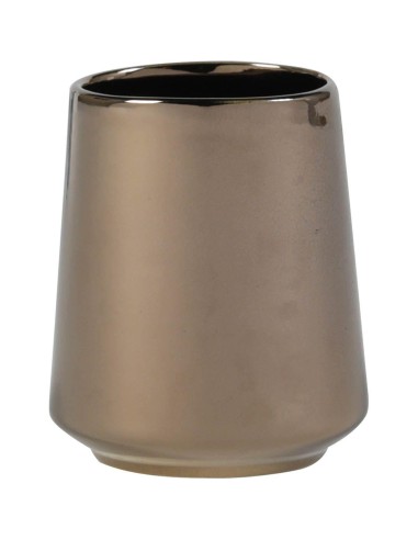 61113168 - gobelet porcelaine oval - effet bronze