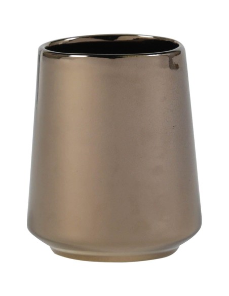 61113168 - gobelet porcelaine oval - effet bronze