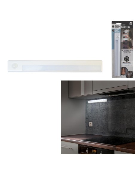 detecteur led x8 mouvement reglette 50 lumens m12