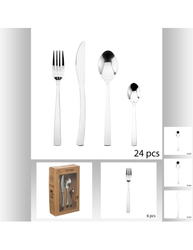 134859 - menagere inox 24p olympe