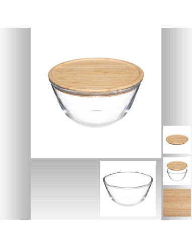 saladier vr 1l +couv bamb