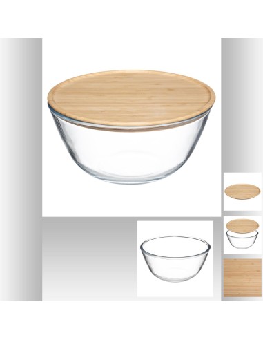 saladier vr 2,5l +couv bamb